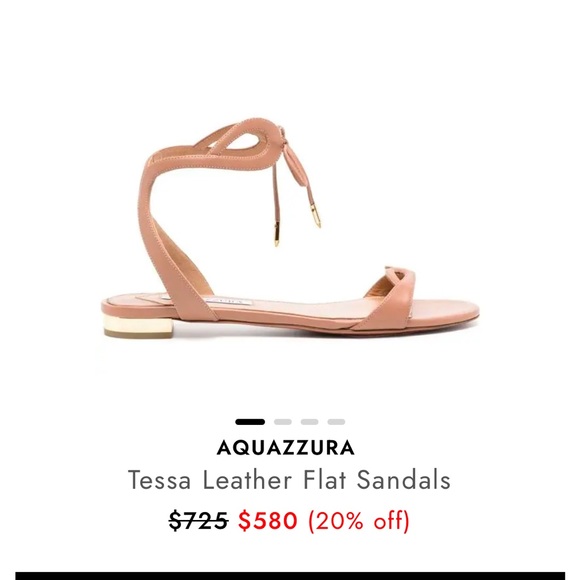 Aquazzura Shoes - Aquazzura Tan Leather Sandals